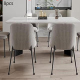 Maxbell 8Pcs Chair Leg Floor Protectors Carpet Nonslip Furniture Leg Cover Pads Caps Black