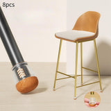 Maxbell 8Pcs Chair Leg Floor Protectors Carpet Nonslip Furniture Leg Cover Pads Caps Clear