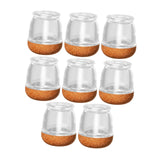 Maxbell 8Pcs Chair Leg Floor Protectors Carpet Nonslip Furniture Leg Cover Pads Caps Clear