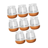 Maxbell 8Pcs Chair Leg Floor Protectors Carpet Nonslip Furniture Leg Cover Pads Caps Clear