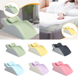 Maxbell Sit up Pillow Waist Support for Bed Reading Pillow for Home Office Apartment green