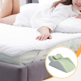 Maxbell Sit up Pillow Waist Support for Bed Reading Pillow for Home Office Apartment green