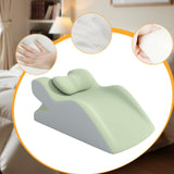 Maxbell Sit up Pillow Waist Support for Bed Reading Pillow for Home Office Apartment green