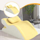 Maxbell Sit up Pillow Waist Support for Bed Reading Pillow for Home Office Apartment yellow