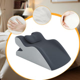 Maxbell Sit up Pillow Waist Support for Bed Reading Pillow for Home Office Apartment dark gray