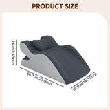 Maxbell Sit up Pillow Waist Support for Bed Reading Pillow for Home Office Apartment dark gray