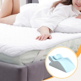 Maxbell Sit up Pillow Waist Support for Bed Reading Pillow for Home Office Apartment light blue