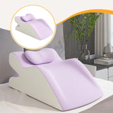 Maxbell Sit up Pillow Waist Support for Bed Reading Pillow for Home Office Apartment violet