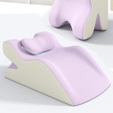 Maxbell Sit up Pillow Waist Support for Bed Reading Pillow for Home Office Apartment violet