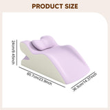 Maxbell Sit up Pillow Waist Support for Bed Reading Pillow for Home Office Apartment violet