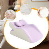 Maxbell Sit up Pillow Waist Support for Bed Reading Pillow for Home Office Apartment violet