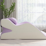 Maxbell Sit up Pillow Waist Support for Bed Reading Pillow for Home Office Apartment violet