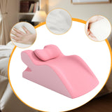 Maxbell Sit up Pillow Waist Support for Bed Reading Pillow for Home Office Apartment Pink
