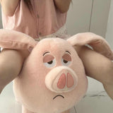 Maxbell Flying Pig Plush Toy Decoration Animal Statue for Living Room Festivals Cafe