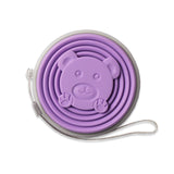 Maxbell Silicone Folding Travel Water Cup Small with Lid for Running Camping Outdoor