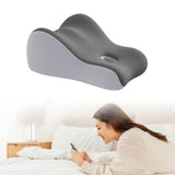 Maxbell Memory Foam Triangle Pillow Wedge Trendy for Apartment Back Sleeping Massage pink