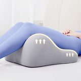 Maxbell Memory Foam Triangle Pillow Wedge Trendy for Apartment Back Sleeping Massage pink