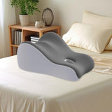 Maxbell Memory Foam Triangle Pillow Wedge Trendy for Apartment Back Sleeping Massage pink