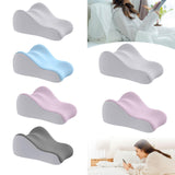 Maxbell Memory Foam Bed Wedge Pillow Headboard for Men Women Watching Movies Massage pink