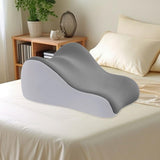 Maxbell Memory Foam Bed Wedge Pillow Headboard for Men Women Watching Movies Massage pink