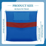 Maxbell Chair Pockets for Classroom Storage Chairback for School Classroom Preschool Light Blue