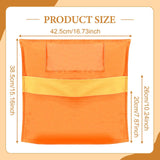 Maxbell Chair Pockets for Classroom Storage Chairback for School Classroom Preschool Orange