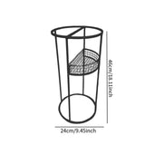 Maxbell Umbrella Stand Sturdy Convenient Umbrella Organizer for Entryway Office Home Black