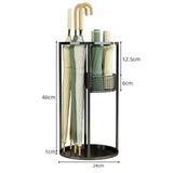Maxbell Umbrella Stand Sturdy Convenient Umbrella Organizer for Entryway Office Home Black