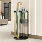 Maxbell Umbrella Stand Sturdy Convenient Umbrella Organizer for Entryway Office Home Black