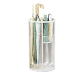 Maxbell Umbrella Stand Sturdy Convenient Umbrella Organizer for Entryway Office Home White