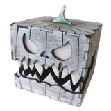 Maxbell Wooden Halloween Pumpkin Box Creative Pumpkin Ornament for Garden Desk Shelf