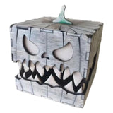 Maxbell Wooden Halloween Pumpkin Box Creative Pumpkin Ornament for Garden Desk Shelf
