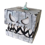 Maxbell Wooden Halloween Pumpkin Box Creative Pumpkin Ornament for Garden Desk Shelf