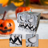 Maxbell Wooden Halloween Pumpkin Box Creative Pumpkin Ornament for Garden Desk Shelf