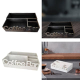 Maxbell Coffee Bar Organizer Coffee Accessories Organizer for Lounge Cafe Countertop black