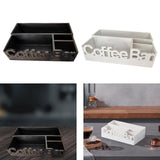 Maxbell Coffee Bar Organizer Coffee Accessories Organizer for Lounge Cafe Countertop black