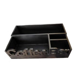 Maxbell Coffee Bar Organizer Coffee Accessories Organizer for Lounge Cafe Countertop black