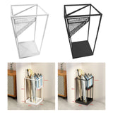 Maxbell Umbrella Stand Convenient Decor Storage Rack for Corridor Entryway Household White