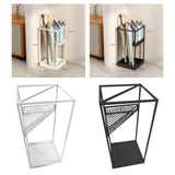 Maxbell Umbrella Stand Convenient Decor Storage Rack for Corridor Entryway Household White