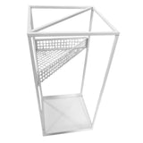 Maxbell Umbrella Stand Convenient Decor Storage Rack for Corridor Entryway Household White