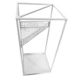 Maxbell Umbrella Stand Convenient Decor Storage Rack for Corridor Entryway Household White
