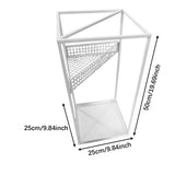 Maxbell Umbrella Stand Convenient Decor Storage Rack for Corridor Entryway Household White