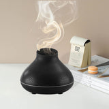 Maxbell Essential Oil Diffuser Ornament Cool Mist Humidifier for Nursery Office Yoga Black
