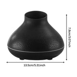 Maxbell Essential Oil Diffuser Ornament Cool Mist Humidifier for Nursery Office Yoga Black