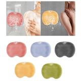 Maxbell Shower Foot Scrubber Mat Comfortable Soft Shower Silicone Foot Cleaning Tool Pink