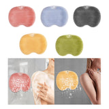 Maxbell Shower Foot Scrubber Mat Comfortable Soft Shower Silicone Foot Cleaning Tool Pink