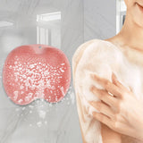 Maxbell Shower Foot Scrubber Mat Comfortable Soft Shower Silicone Foot Cleaning Tool Pink