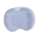 Maxbell Shower Foot Scrubber Mat Comfortable Soft Shower Silicone Foot Cleaning Tool Blue