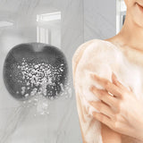 Maxbell Shower Foot Scrubber Mat Comfortable Soft Shower Silicone Foot Cleaning Tool Gray