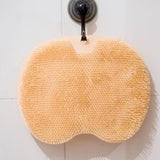 Maxbell Shower Foot Scrubber Mat Comfortable Soft Shower Silicone Foot Cleaning Tool Yellow
